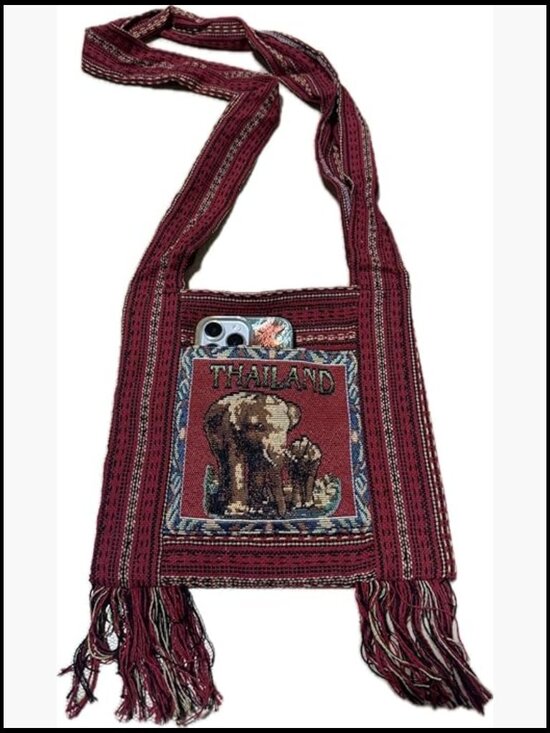 Handbags - Canvas Hobo Crossbody Bag Bohemian Animal Print Shoulder Purse Chic Boho